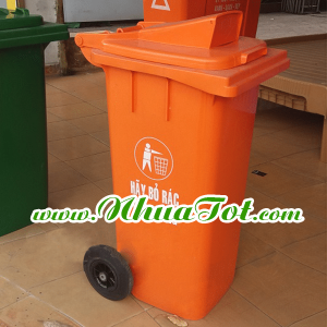 Thùng rác nắp hở 120 lít
