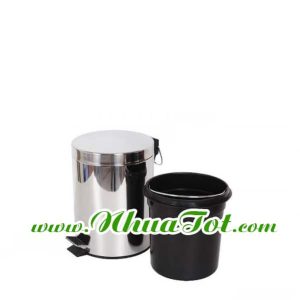 Thùng rác inox đạp chân