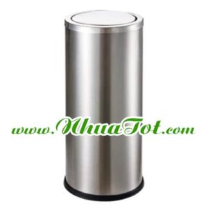 Thùng rác inox nắp lật