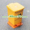 Thùng rác y tế 15 lít vàng