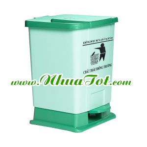 Thùng rác y tế 15 lít xanh lá