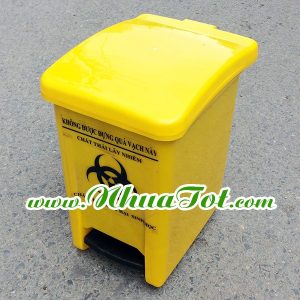 Thùng rác y tế 20 lít Vàng