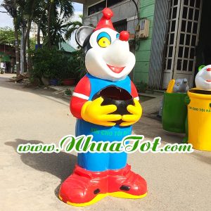 Thùng rác hình chuột mickey
