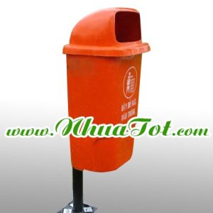 Thùng rác cọc sắt