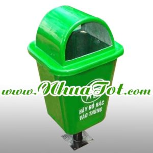 Thùng rác cọc sắt