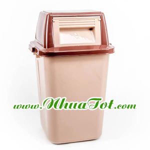 thùng rác nắp lật
