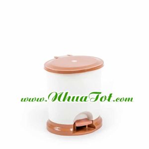 Thùng rác đạp chân oval nhí