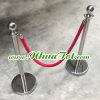 Cột chắn inox Trắng đầu tròn